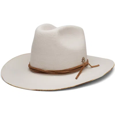 Wyeth Stiff Brim Cowboy Hat In Brown