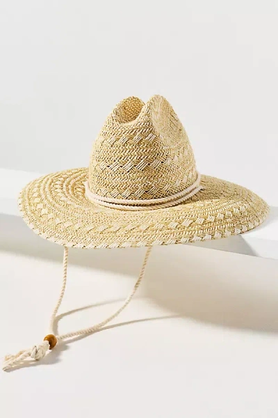 Wyeth Two-tone Straw Lifeguard Rancher In White