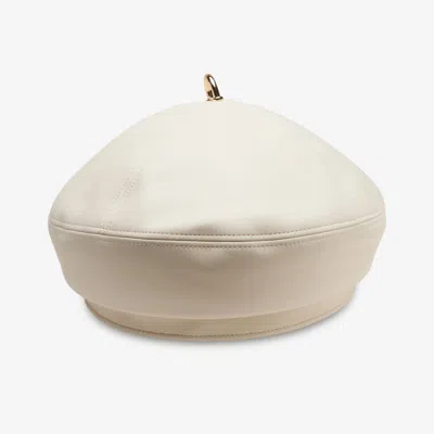 Wyeth Women's Brooklyn Classic Beret. In Ivory In Multi