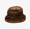 Wyeth Women's Chewie Faux Fur Bucket Hat In Brown In Brown