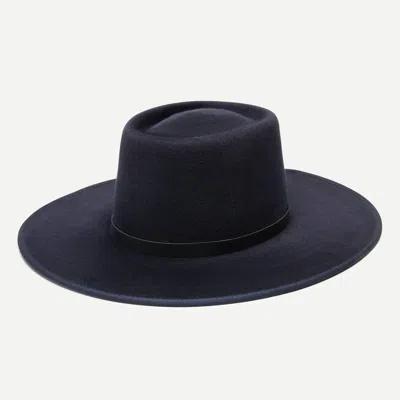 Wyeth Women's Jess Hat In Midnight Blue In Black