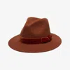 Wyeth Women's Marla Wool Hat In Rust In Multi