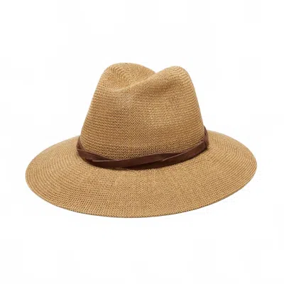 Wyeth Women's Sedona Fedora Hat In Camel In Brown