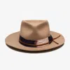 Wyeth Wyatt Wool Fedora In Brown
