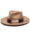 Wyeth Wyatt Wool Fedora In Brown