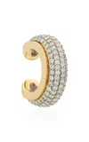 Wyld Box Jewelry 18k Yellow Gold And Pave Luna Ear Cuff