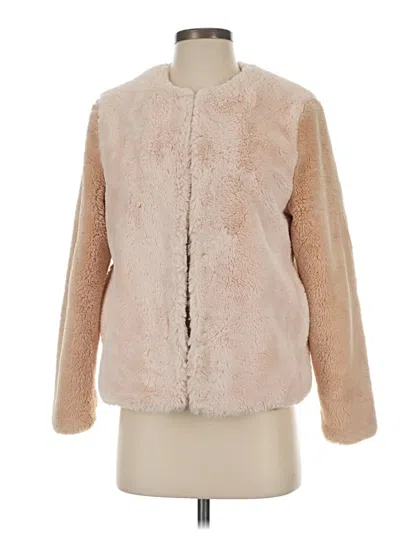Pre-owned Wyldr Faux Fur Jacket In Tan