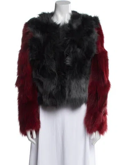 Pre-owned Wyler Fur Jacket In Green