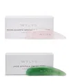 Wylys Jade & Rose Quartz Spatula Set