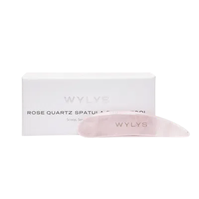 Wylys Rose Quartz Spatula Facial Tool