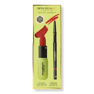 Wyn Beauty Red Hot Doubles Matte Lipstick & Liner Set