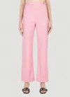 Wynn Hamlyn Saddle-wrap Trousers In Pink