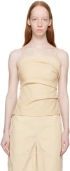Wynn Hamlyn Beige Martha Camisole In Ivory