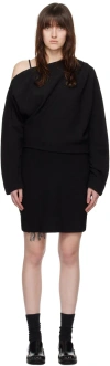 Wynn Hamlyn Black Holly Minidress In Black