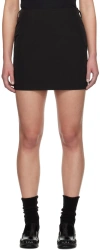 Wynn Hamlyn Black Sophia Miniskirt In Black