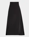 Wynn Hamlyn Bobbie Bubble Maxi Skirt In Black