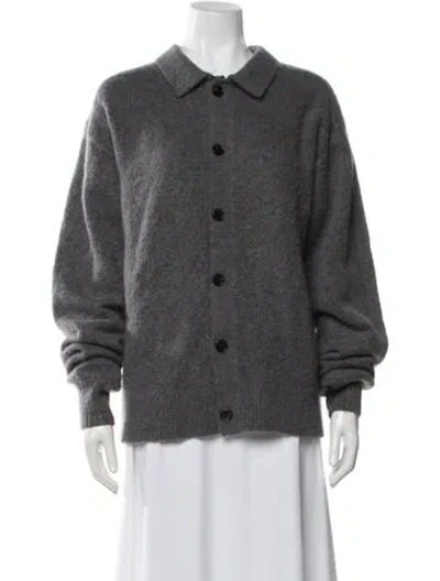 Pre-owned Wynn Hamlyn Crew Neck Sweater In Gray