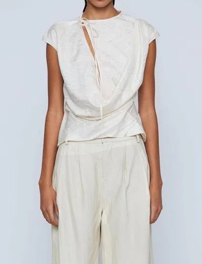Wynn Hamlyn Maeve Top In Ivory
