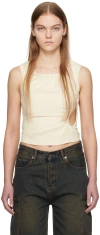 Wynn Hamlyn Off-white Ella Tank Top In Ivory