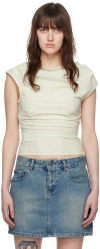 Wynn Hamlyn Off-white Rina Tank Top In Ivory