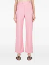 Wynn Hamlyn Saddle-wrap Trousers In Pink