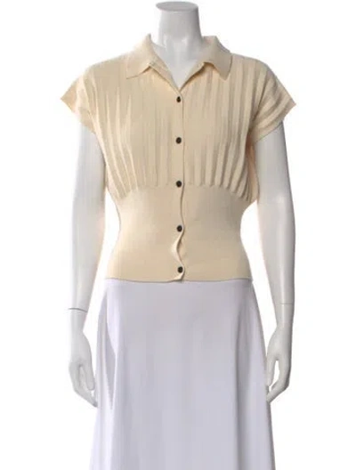 Pre-owned Wynn Hamlyn Sleeveless Top In Neutral