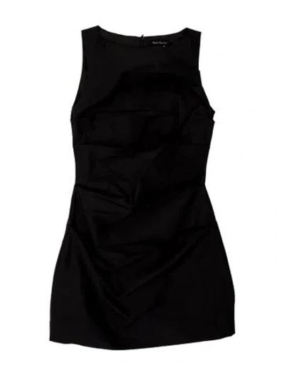 Pre-owned Wynn Hamlyn Square Neckline Knee-length Dress W/ Tags In Black