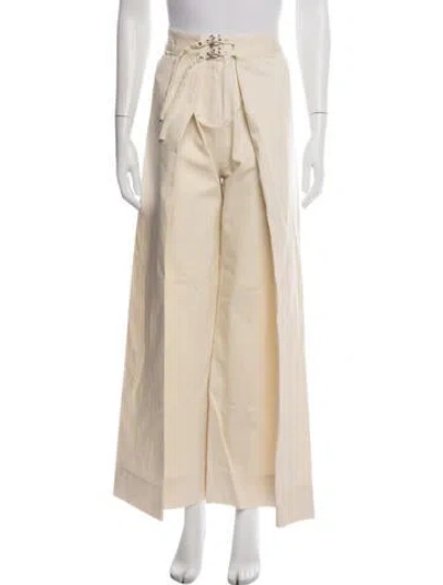 Pre-owned Wynn Hamlyn Wide Leg Pants In Neutrals