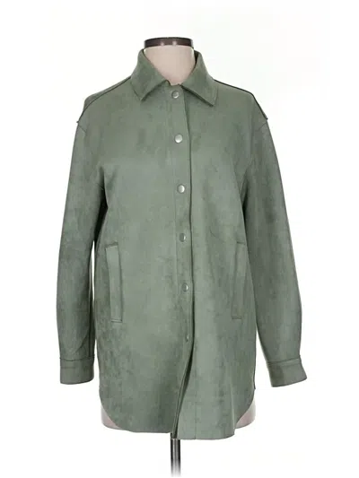 Pre-owned Wynne Layers 3/4 Sleeve Blouse In Green