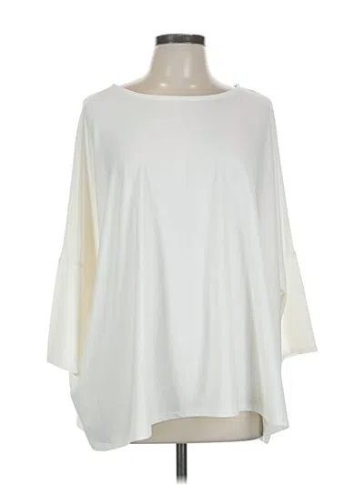 Pre-owned Wynne Layers 3/4 Sleeve T-shirt In White