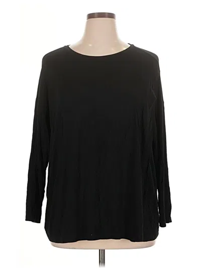 Pre-owned Wynne Layers 3/4 Sleeve T-shirt In Black