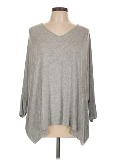 Pre-owned Wynne Layers 3/4 Sleeve T-shirt In Gray