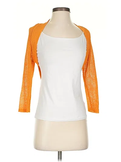 Pre-owned Wynne Layers Cardigan Sweater In Orange