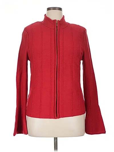 Pre-owned Wynne Layers Cardigan Sweater In Red