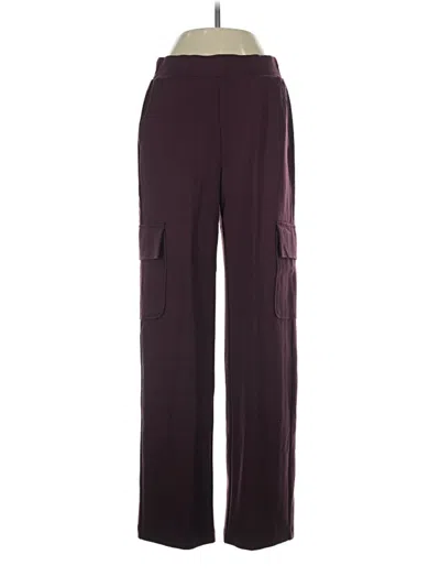 Pre-owned Wynne Layers Casual Pants In Burgundy