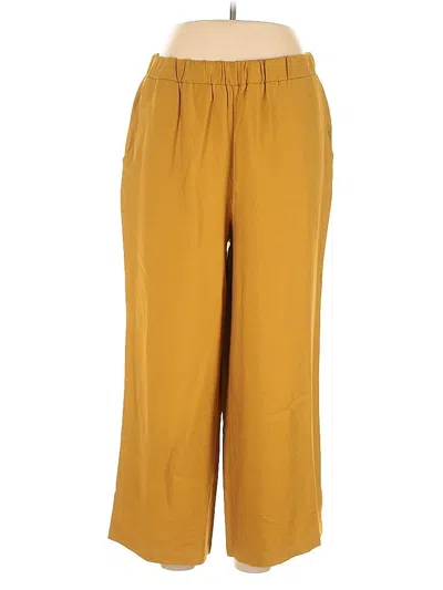 Pre-owned Wynne Layers Casual Pants In Yellow