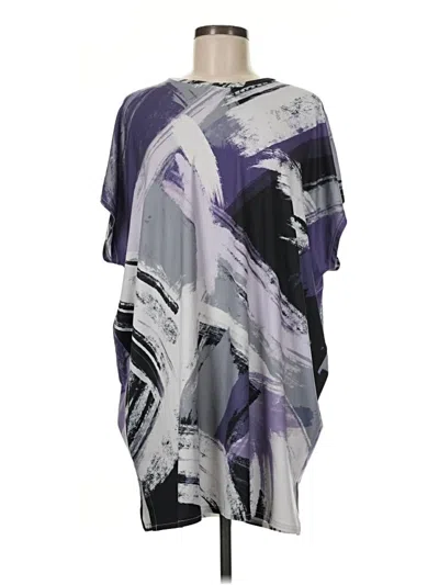 Pre-owned Wynne Layers Kimono In Purple