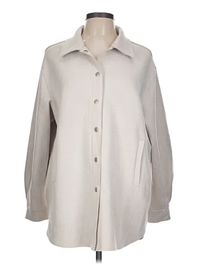 Pre-owned Wynne Layers Long Sleeve Blouse In Ivory
