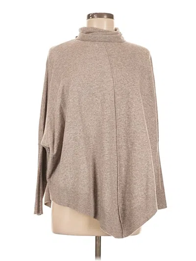 Pre-owned Wynne Layers Poncho In Tan