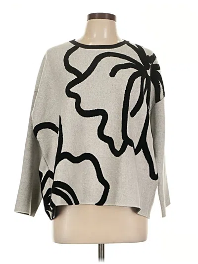 Pre-owned Wynne Layers Pullover Sweater In Gray