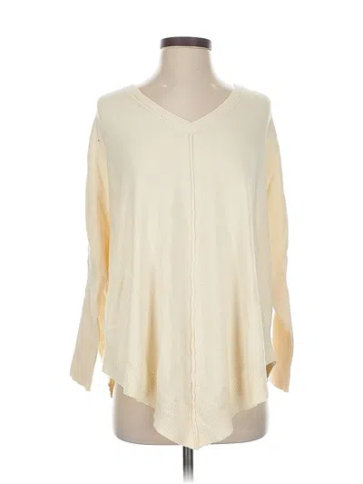 Pre-owned Wynne Layers Pullover Sweater In White