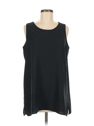 Pre-owned Wynne Layers Sleeveless Blouse In Black