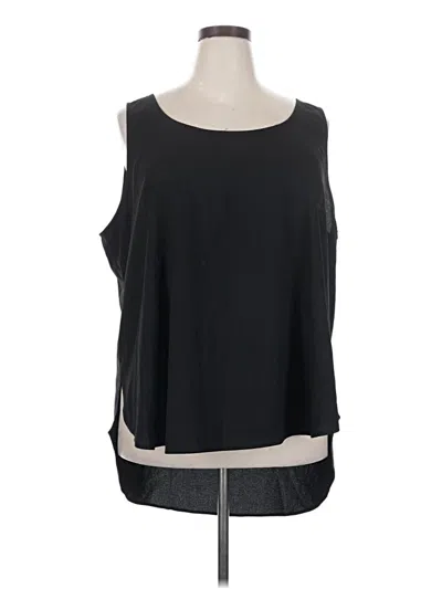 Pre-owned Wynne Layers Sleeveless Blouse In Black