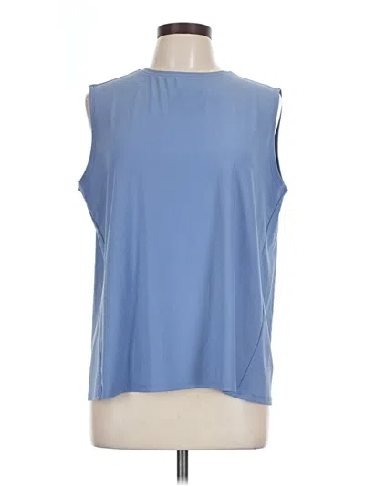 Pre-owned Wynne Layers Sleeveless Blouse In Blue