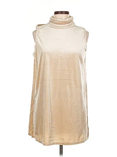 Pre-owned Wynne Layers Sleeveless Blouse In Gold