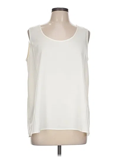 Pre-owned Wynne Layers Sleeveless Blouse In Ivory