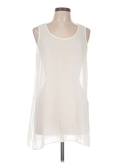 Pre-owned Wynne Layers Sleeveless Blouse In White