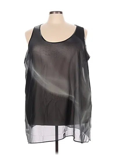 Pre-owned Wynne Layers Sleeveless T-shirt In Black