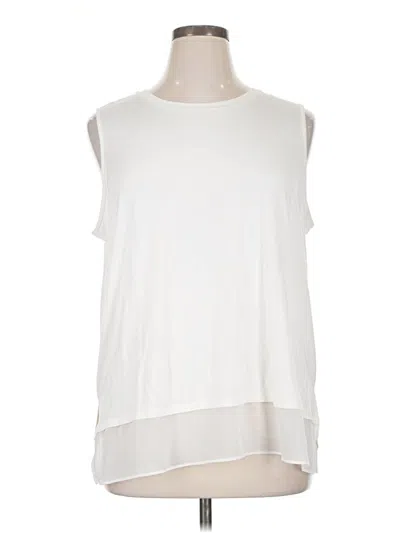 Pre-owned Wynne Layers Sleeveless T-shirt In Ivory