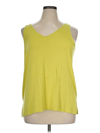 Pre-owned Wynne Layers Sleeveless T-shirt In Yellow